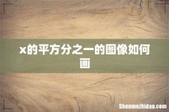 x的平方分之一的图像如何画