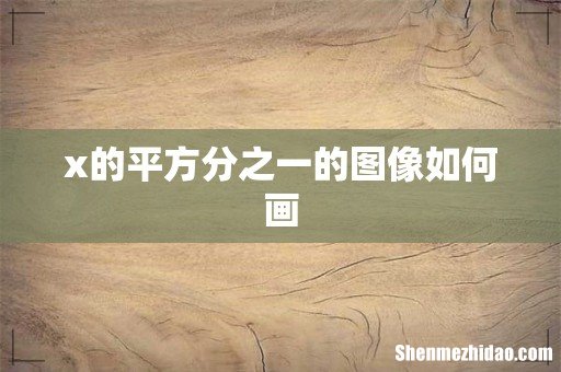x的平方分之一的图像如何画