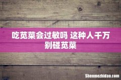 吃苋菜会过敏吗 这种人千万别碰苋菜