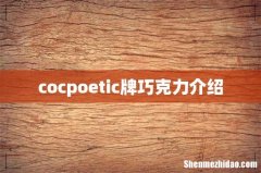 cocpoetic牌巧克力介绍