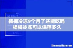 杨梅冷冻9个月了还能吃吗 杨梅冷冻可以保存多久