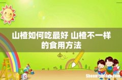山楂如何吃最好 山楂不一样的食用方法