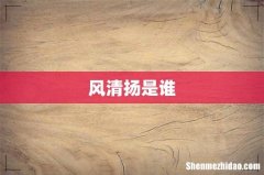 风清扬是谁