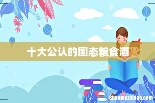 十大公认的固态粮食酒