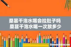 桑葚干泡水喝会拉肚子吗 桑葚干泡水喝一次放多少