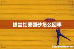 拔丝红薯翻砂怎么回事