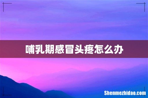 哺乳期感冒头疼怎么办