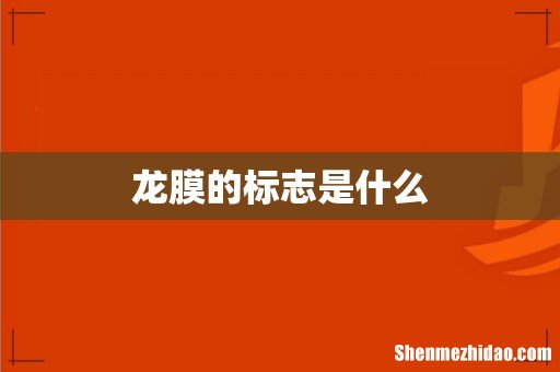 龙膜的标志是什么