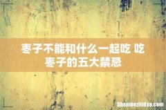枣子不能和什么一起吃 吃枣子的五大禁忌