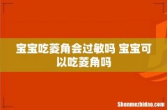 宝宝吃菱角会过敏吗 宝宝可以吃菱角吗