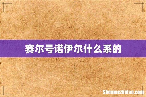 赛尔号诺伊尔什么系的