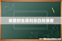 亲爱的生命刘念白扮演者