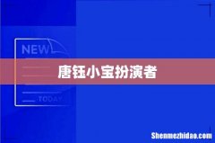 唐钰小宝扮演者