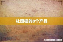 杜国楹的8个产品