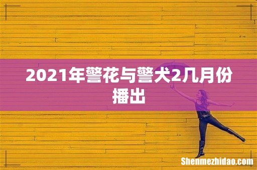 2021年警花与警犬2几月份播出