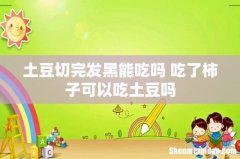 土豆切完发黑能吃吗 吃了柿子可以吃土豆吗