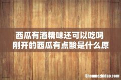 西瓜有酒精味还可以吃吗 刚开的西瓜有点酸是什么原因