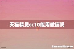 天猫精灵cc10能用微信吗
