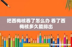 把西梅核吞了怎么办 吞了西梅核多久能排出