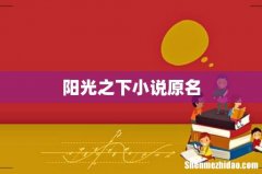 阳光之下小说原名