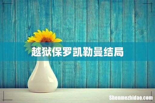 越狱保罗凯勒曼结局