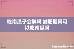 吃南瓜子会胖吗 减肥期间可以吃南瓜吗