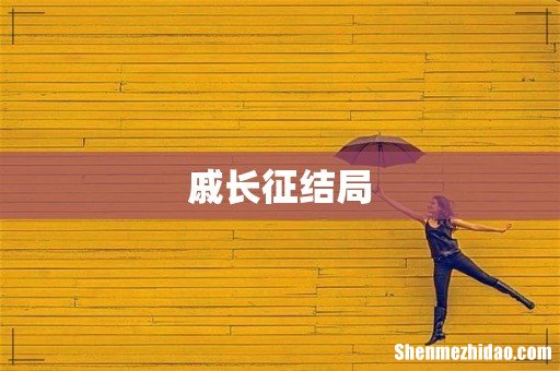 戚长征结局