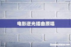 电影逆光插曲原唱