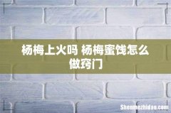 杨梅上火吗 杨梅蜜饯怎么做窍门
