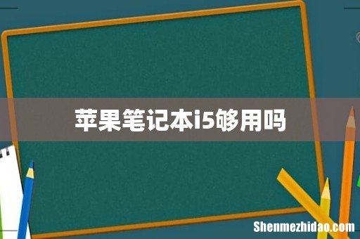 苹果笔记本i5够用吗