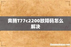 奔腾T77c2200故障码怎么解决