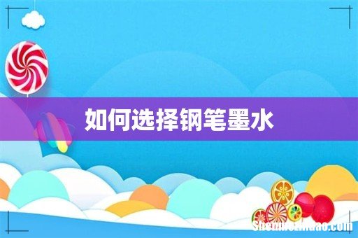 如何选择钢笔墨水