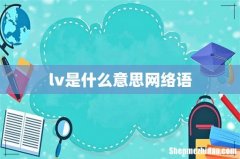 lv是什么意思网络语