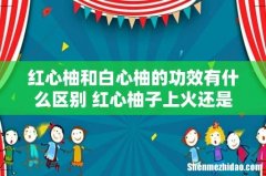 红心柚和白心柚的功效有什么区别 红心柚子上火还是降火