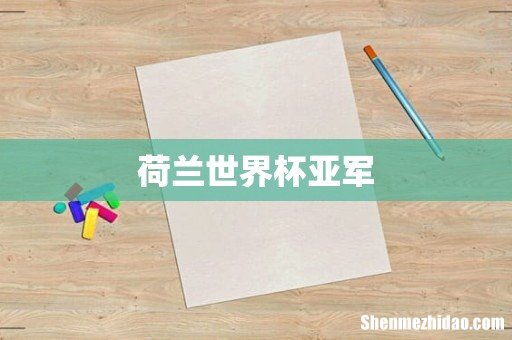 荷兰世界杯亚军