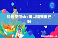暗区突围sks可以磕死自己吗