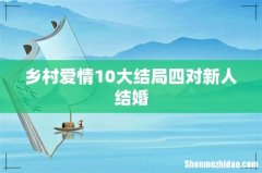 乡村爱情10大结局四对新人结婚