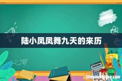 陆小凤凤舞九天的来历