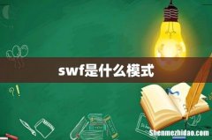 swf是什么模式