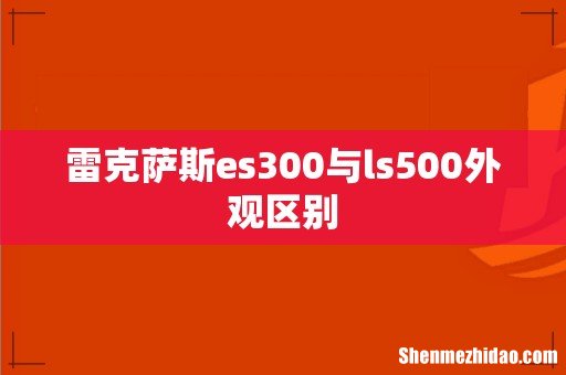 雷克萨斯es300与ls500外观区别