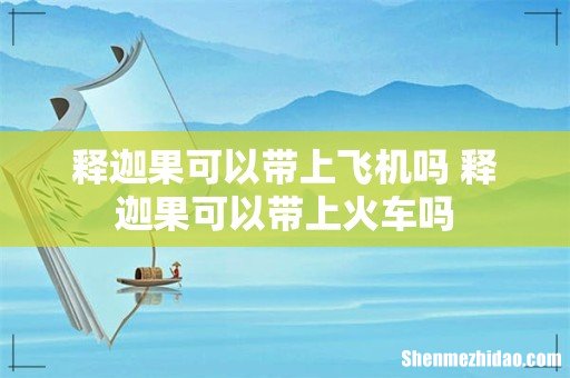 释迦果可以带上飞机吗 释迦果可以带上火车吗