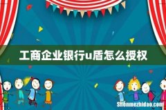 工商企业银行u盾怎么授权