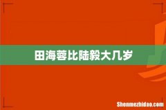 田海蓉比陆毅大几岁
