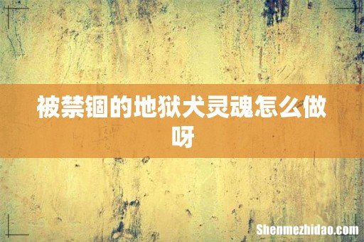 被禁锢的地狱犬灵魂怎么做呀