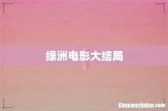 绿洲电影大结局