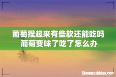 葡萄捏起来有些软还能吃吗 葡萄变味了吃了怎么办