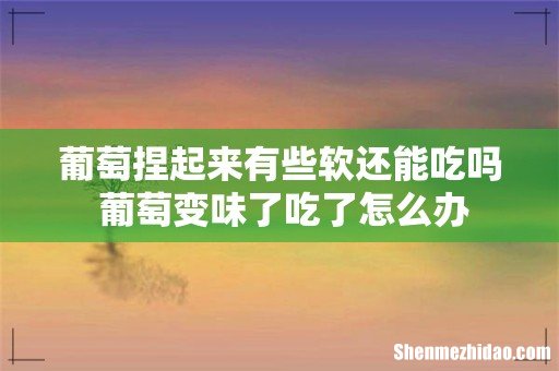 葡萄捏起来有些软还能吃吗 葡萄变味了吃了怎么办