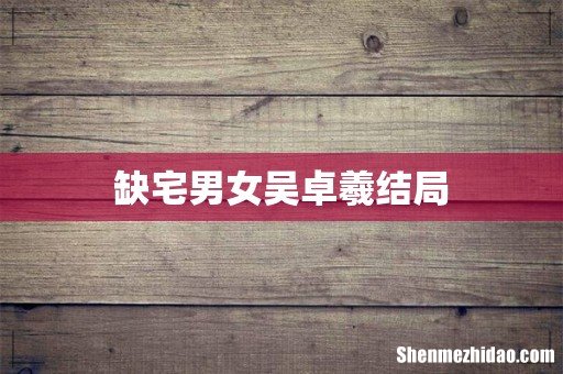 缺宅男女吴卓羲结局