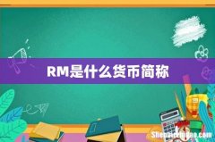 RM是什么货币简称