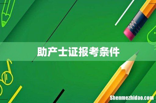 助产士证报考条件